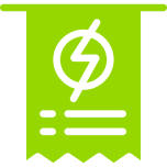Rising energy bills icon